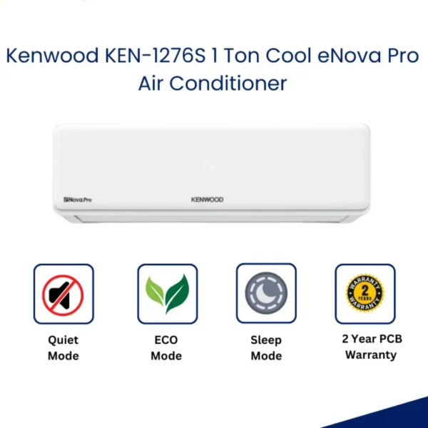 Kenwood KEN-1276S 1 Ton Cool eNova Pro Air Conditioner