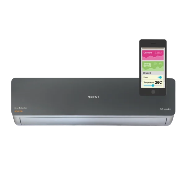 Orient 1.5 Ton Ultron T3 18G Super Mirror Black DC Inverter (80% Energy Savings)